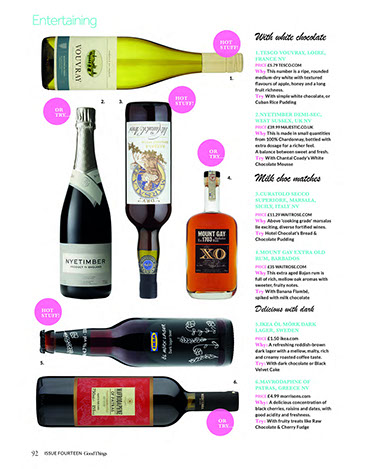 Good Things Magazine Oct 2015 | Perfect Pairings | Christopher Cooper | Wine Writer