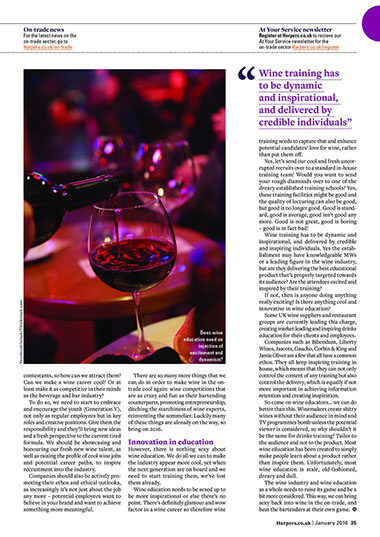 Harpers Magazine Jan 2016 | Sexy Bartenders v's Sober Somms | Christopher Cooper | Wine Writer