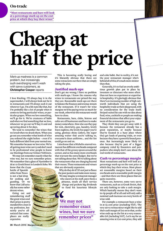 Imbibe Magazine July/Aug 2016 | Your Starter for Ten | Christopher Cooper | Wine Writer