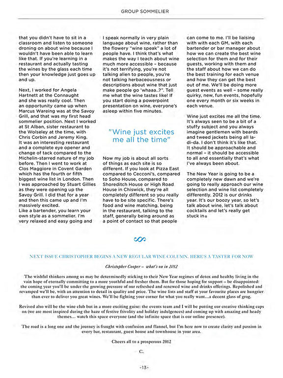 Imbibe Magazine July/Aug 2016 | Your Starter for Ten | Christopher Cooper | Wine Writer