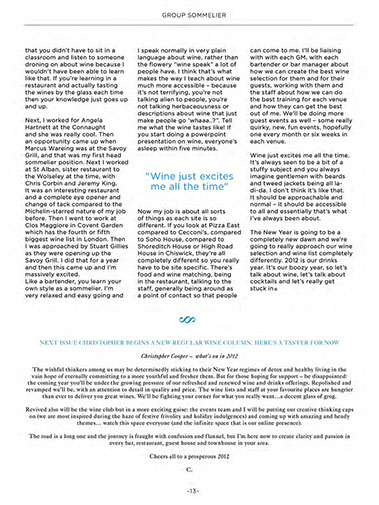 House Tonic Magazine 4 | Christopher Cooper | Feature Article