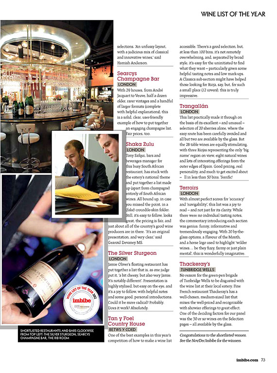 Imbibe Magazine July/Aug 2016 | Your Starter for Ten | Christopher Cooper | Wine Writer