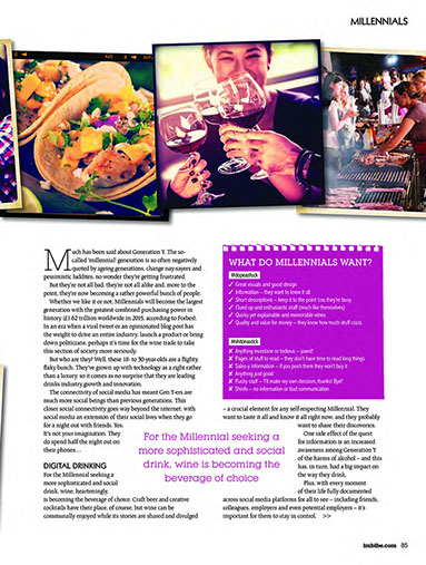 Imbibe Magazine July/Aug 2015 | #generationwine | Christopher Cooper | Wine Writer