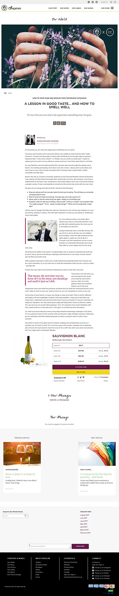 Imbibe Magazine July/Aug 2016 | Your Starter for Ten | Christopher Cooper | Wine Writer