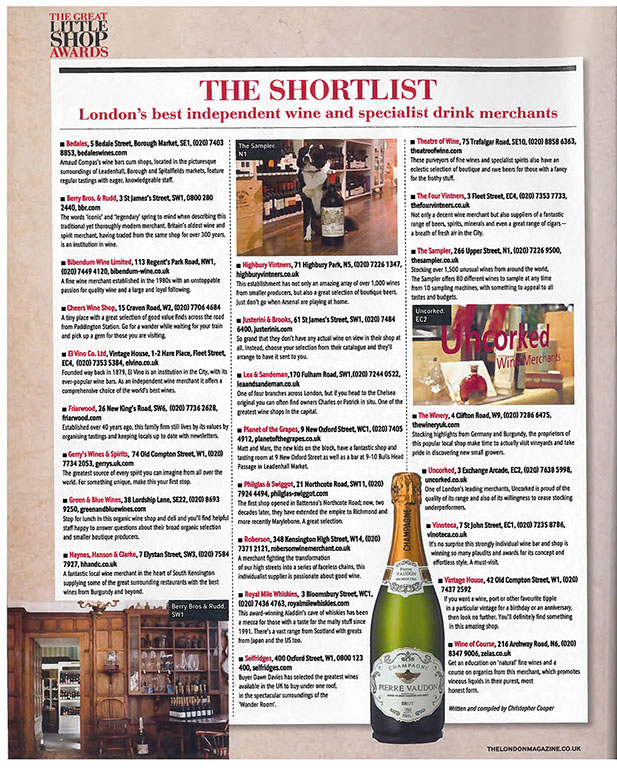 Imbibe Magazine July/Aug 2016 | Your Starter for Ten | Christopher Cooper | Wine Writer